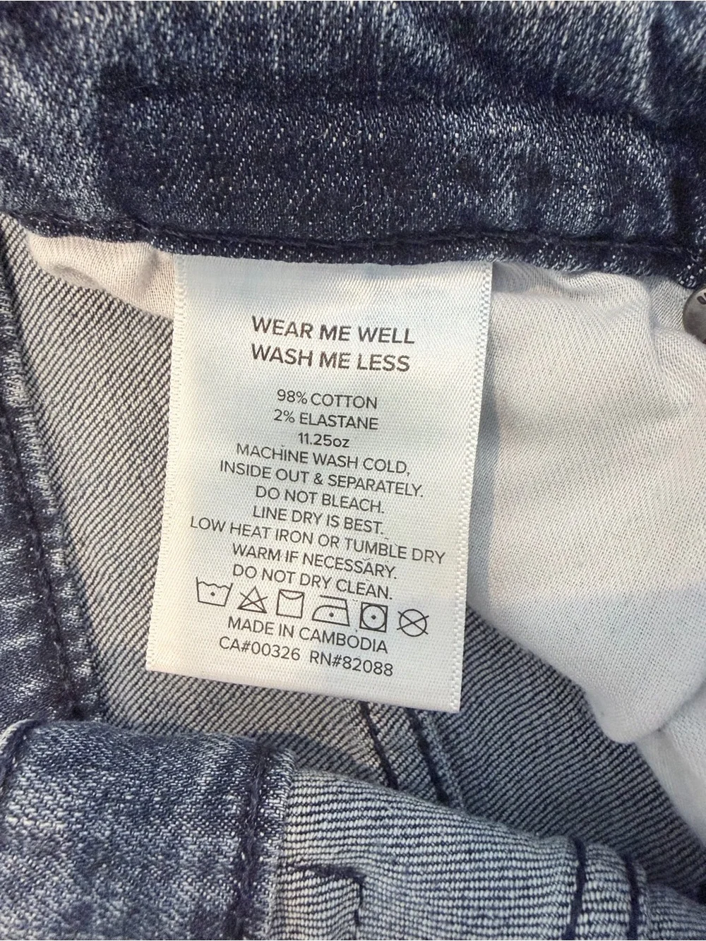Outland Denim Ranger 31R Slim Straight Jeans Organic Cotton Quiet Luxury Men’s
